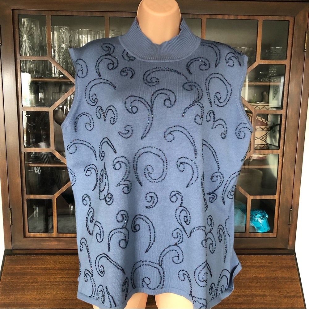 Carol Patterson Sleeveless sweater